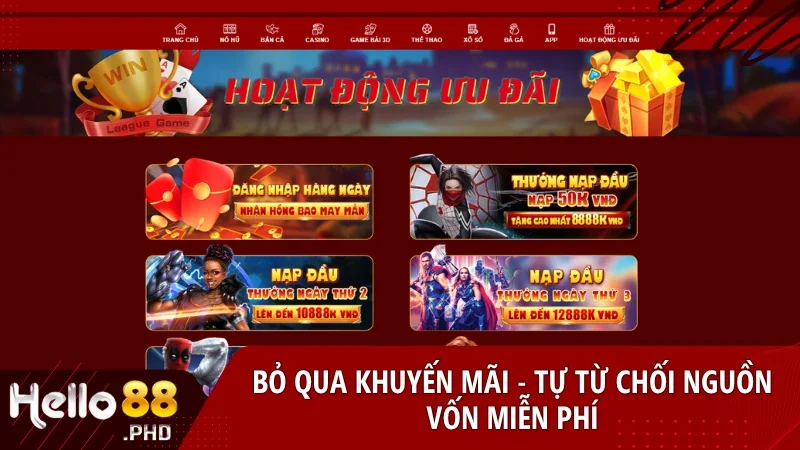 Khuyến mãi tại Hello88 là phần thưởng thật giúp bạn gia tăng sức mạnh tài chính