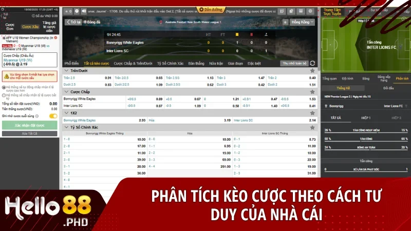 Tư duy như một nhà cái giúp bạn đọc kèo hiệu quả và hạn chế rơi vào bẫy cược